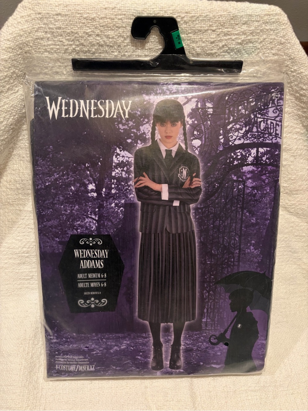 Wednesday Addams - Halloween Cosplay Costume -  Adult size Medium NWT